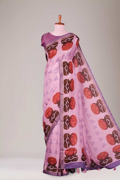 Tussar semi soft fabric