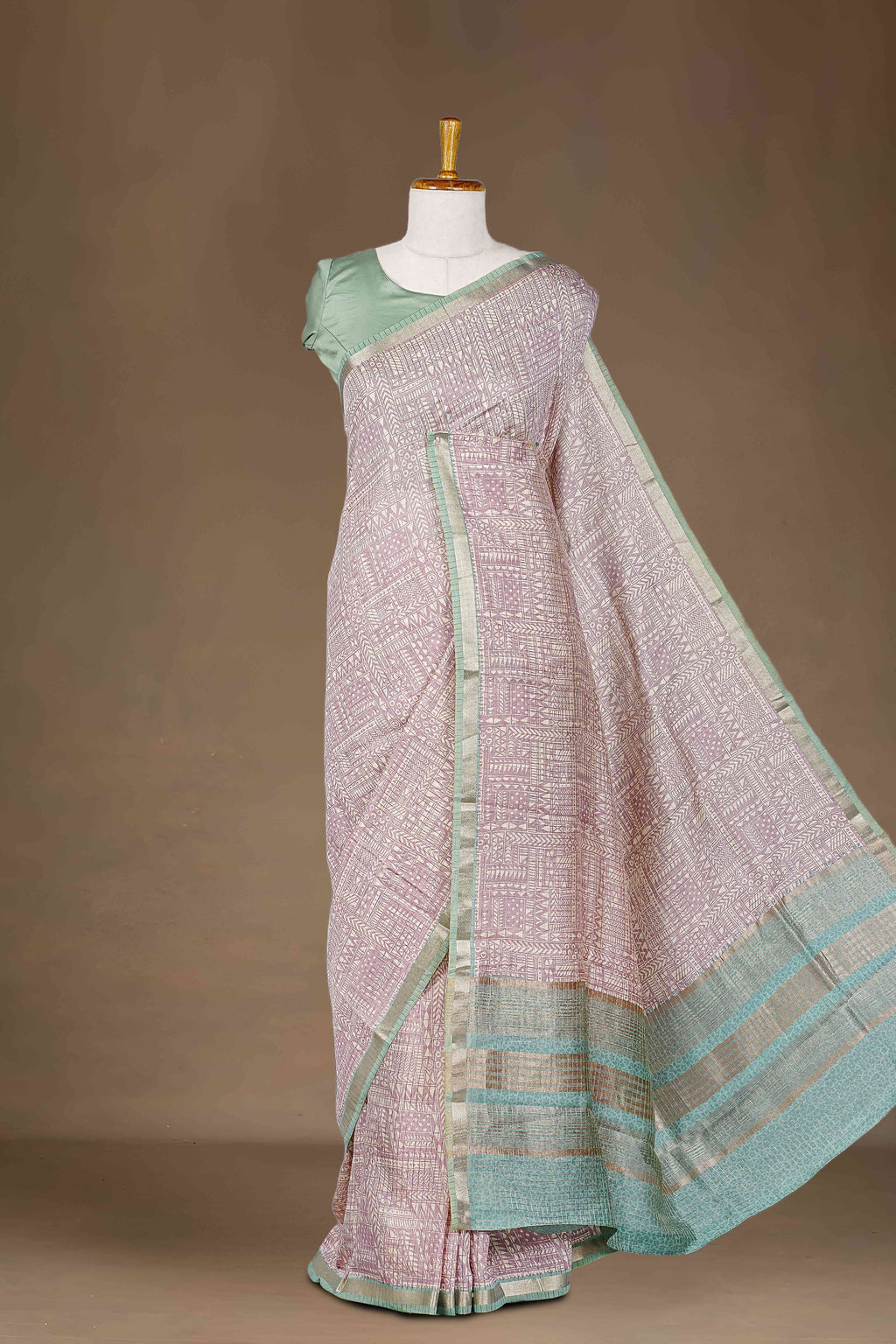 Tussar silk weave saree
