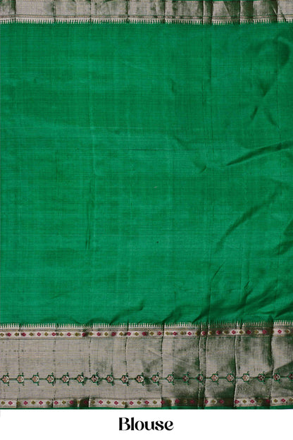 Tussar silk wedding saree