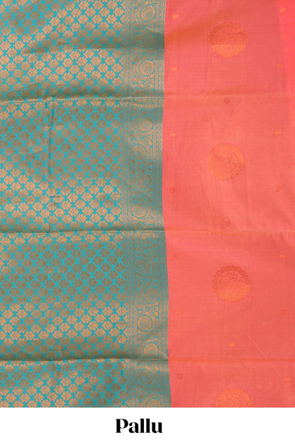  Vibrant elegance pallu