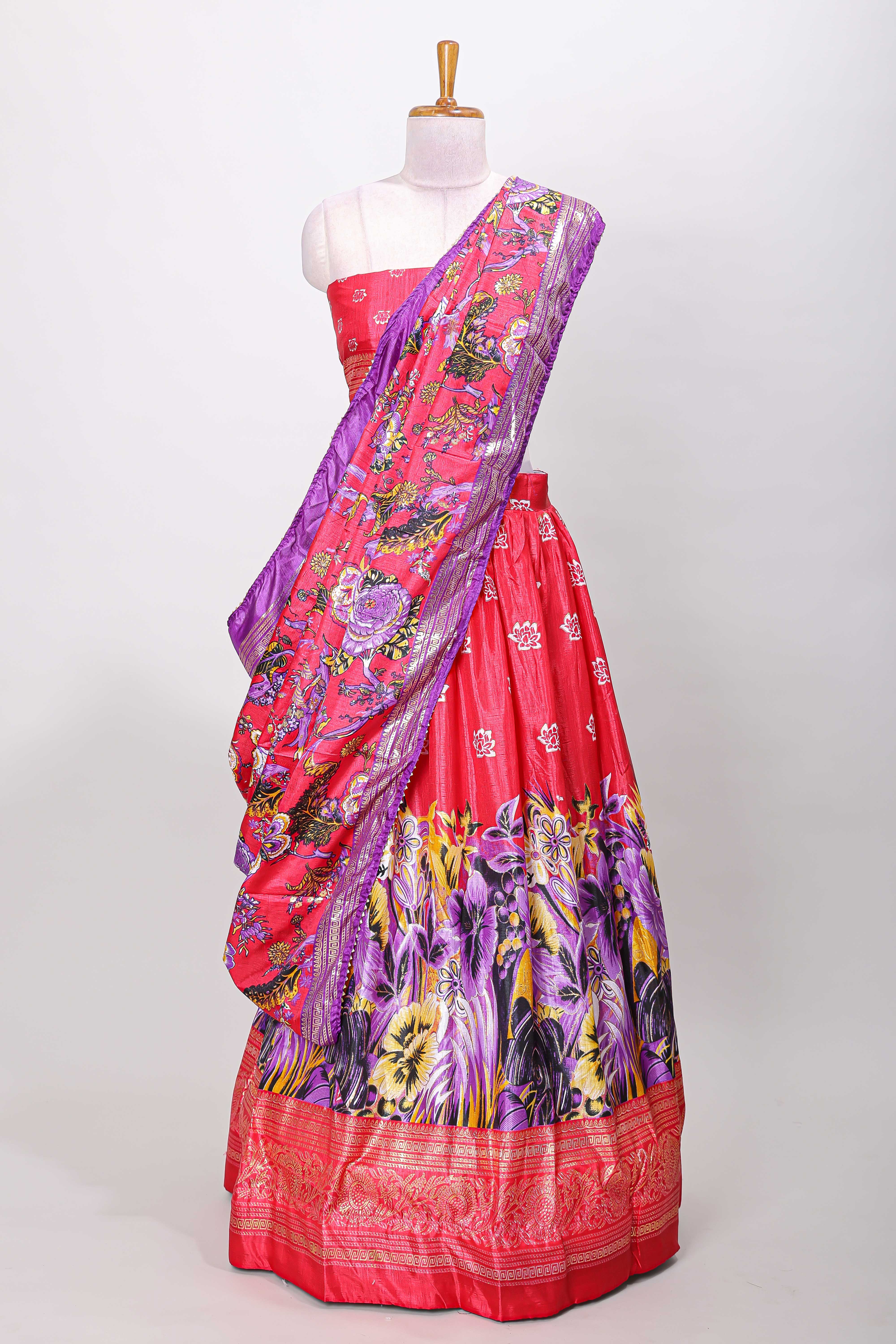 Vibrant orange festive dress