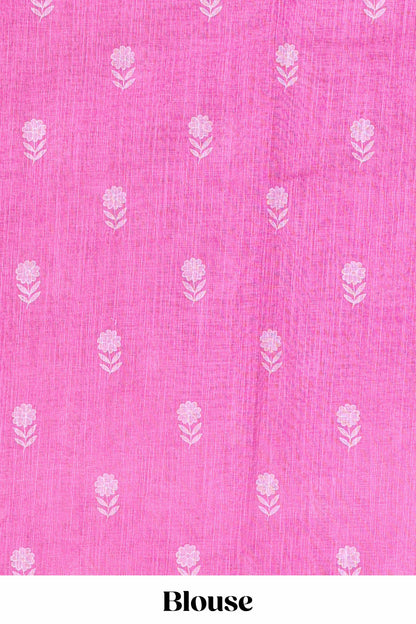 Violet butterfly border saree