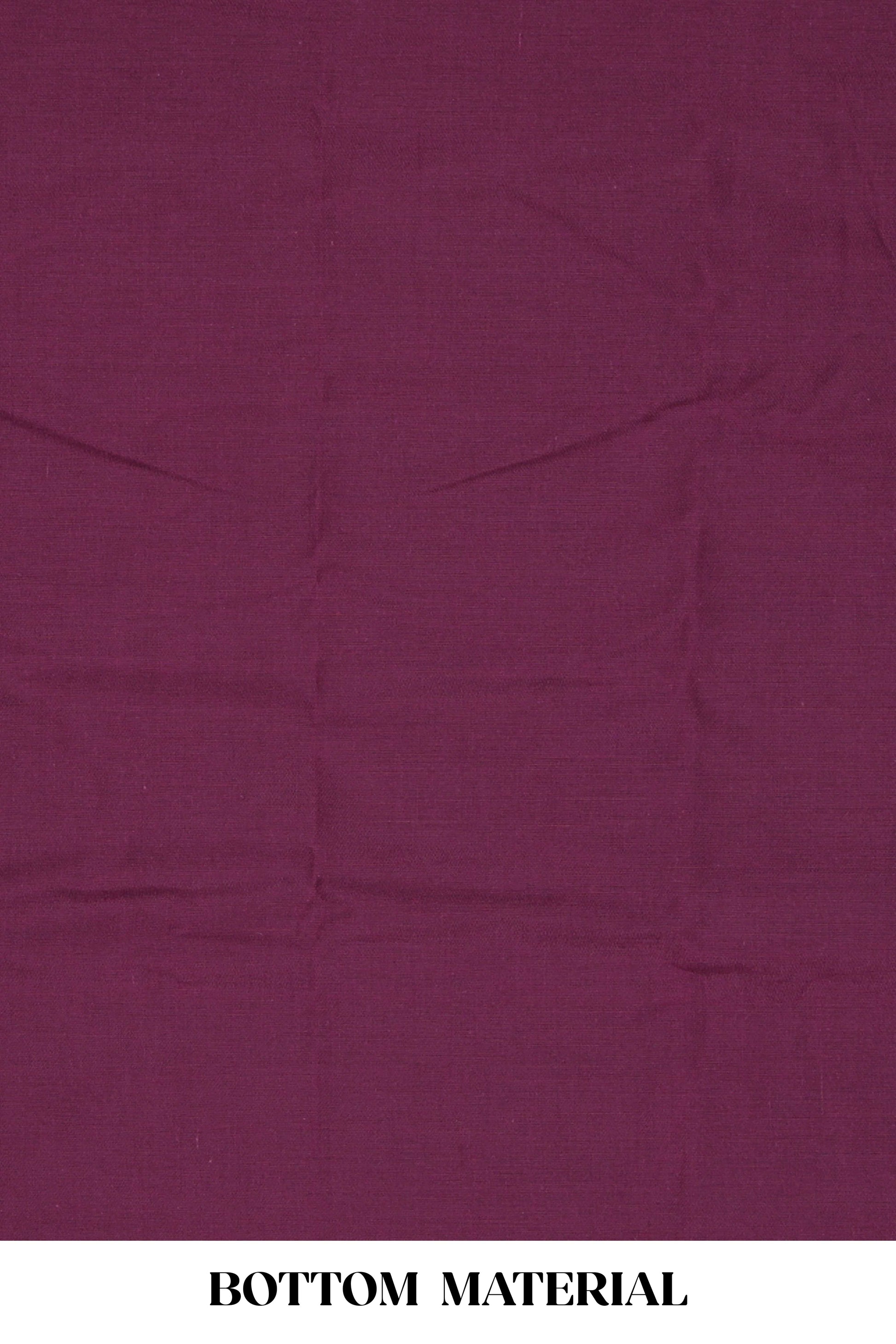 Violet cotton silk thread work suit