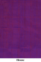 Violet wedding silk saree
