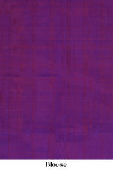 Violet wedding silk saree