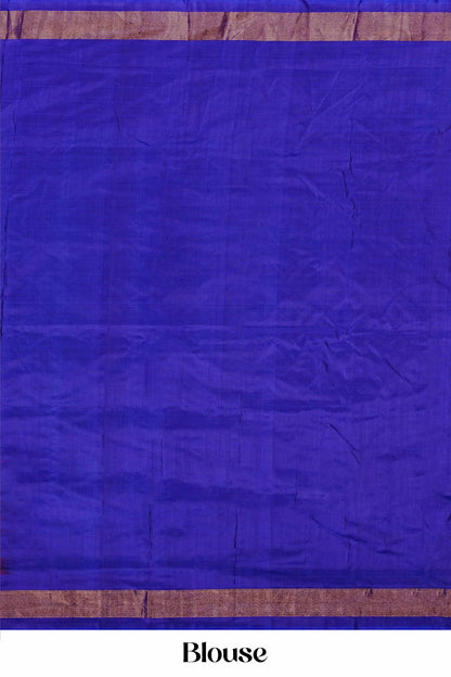 Wedding red ikkat silk saree