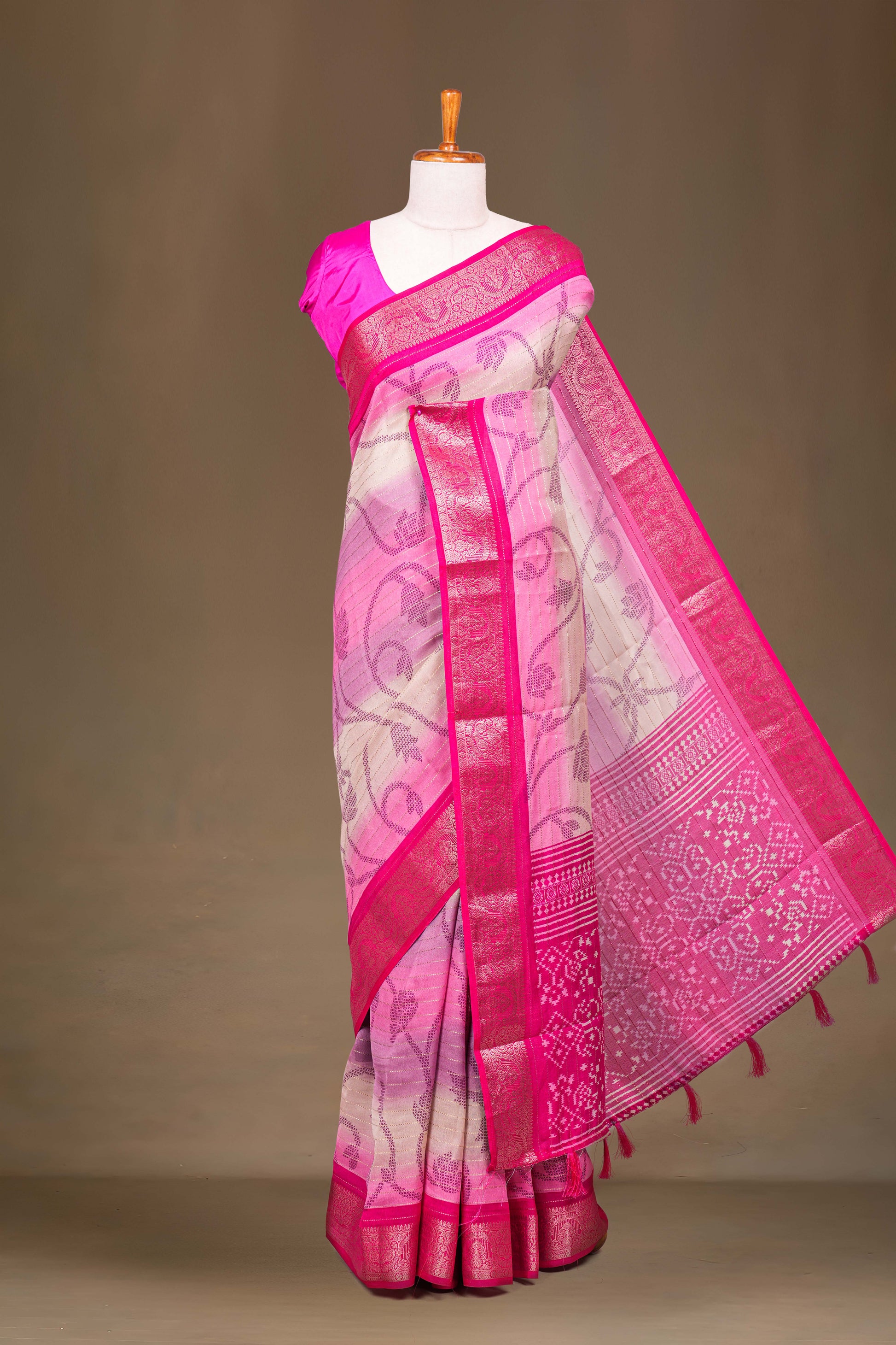 White couture saree
