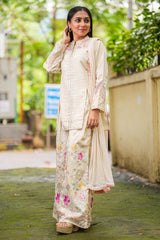 White indo western coord outfit