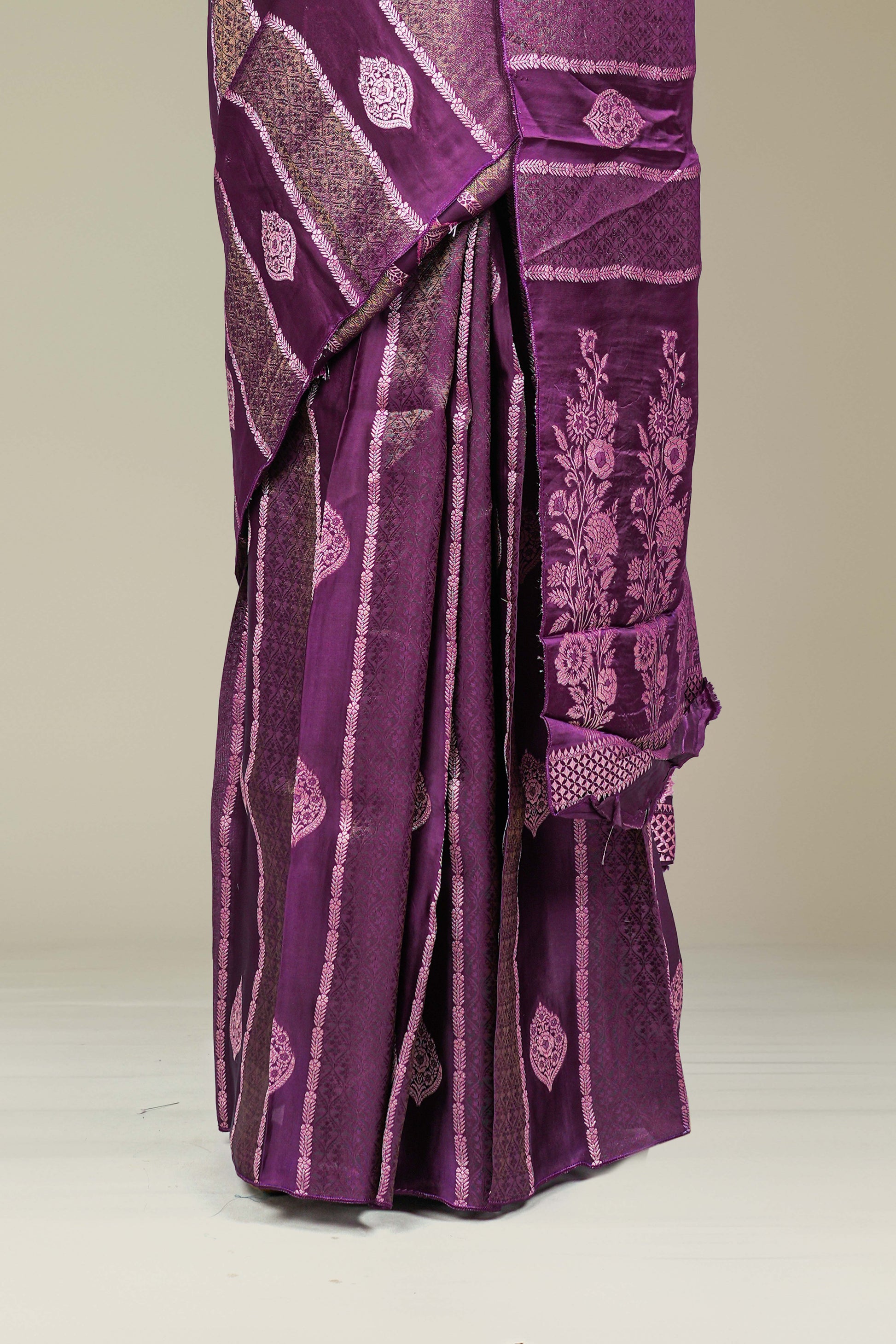 Wine purple Soft festive drape