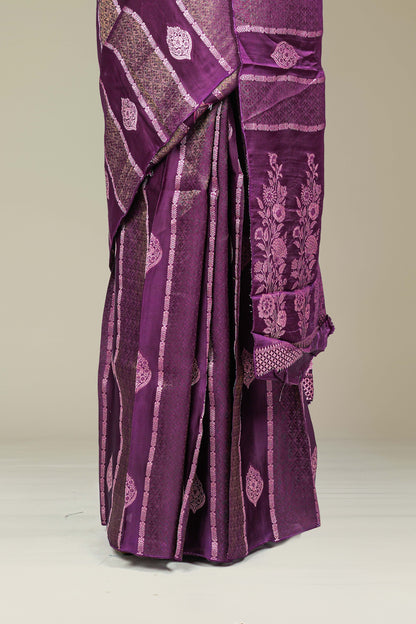 Wine purple Soft festive drape