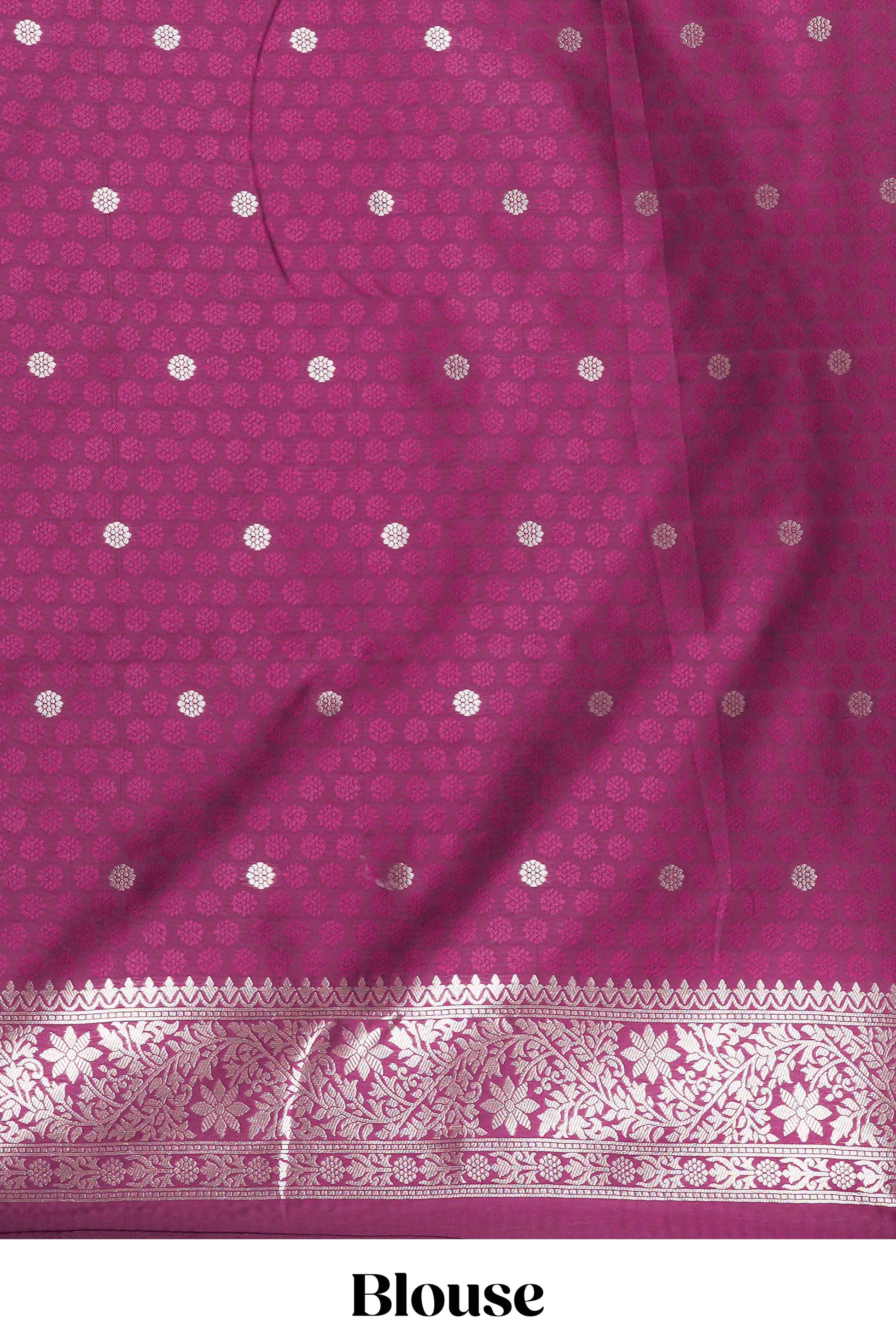 Wine purple semi soft silk ethnic saree

