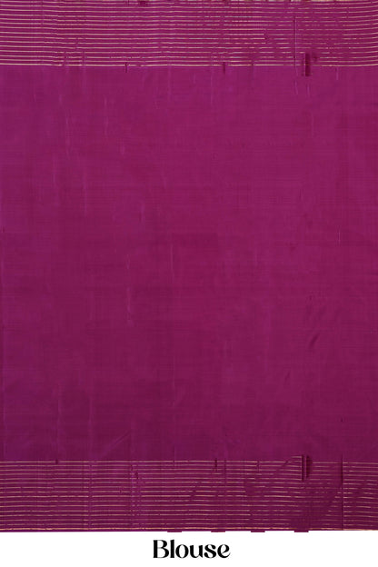 Wine wedding silk saree