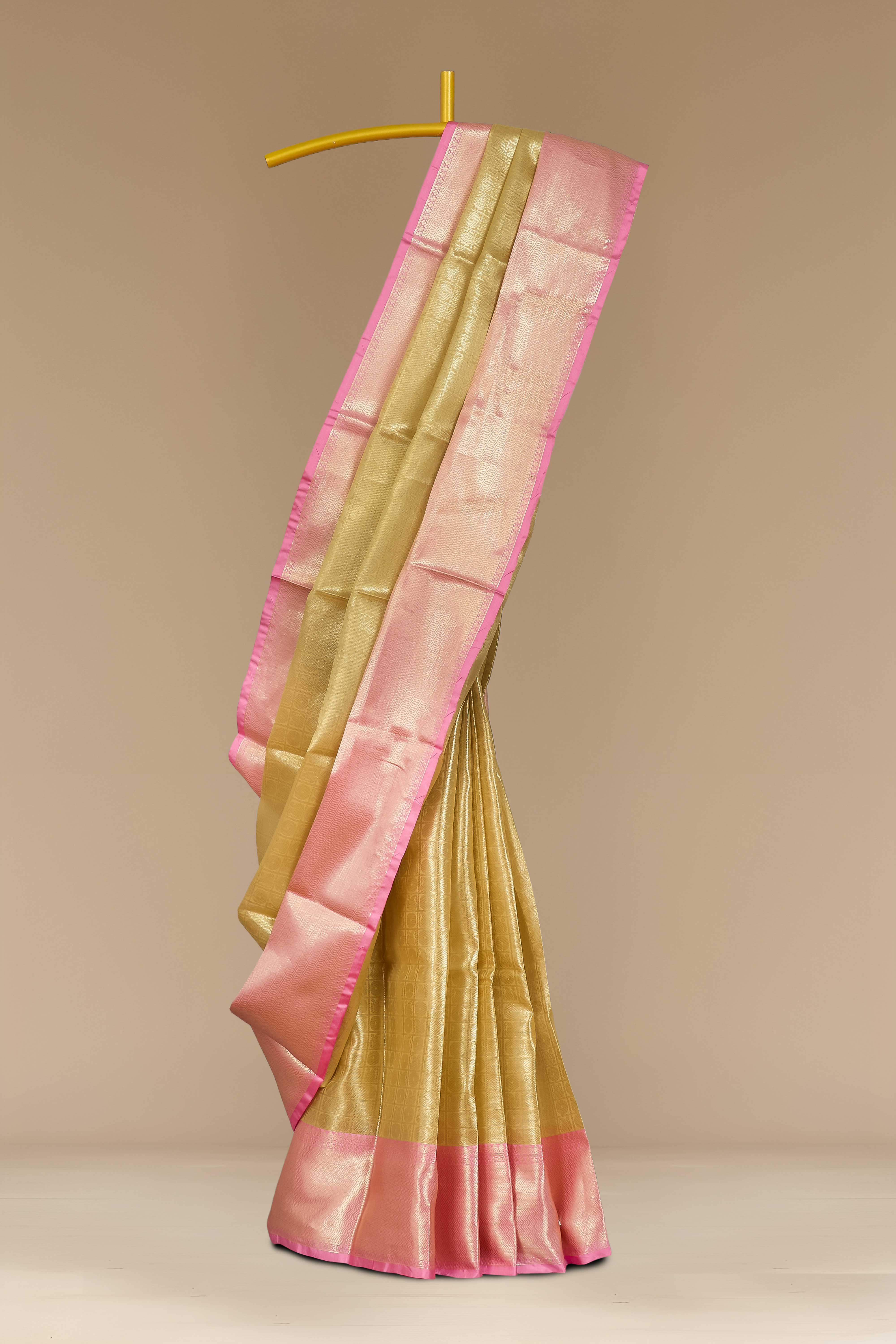 Yellow Tissue Sarees