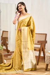 Yellow Tissue Silk