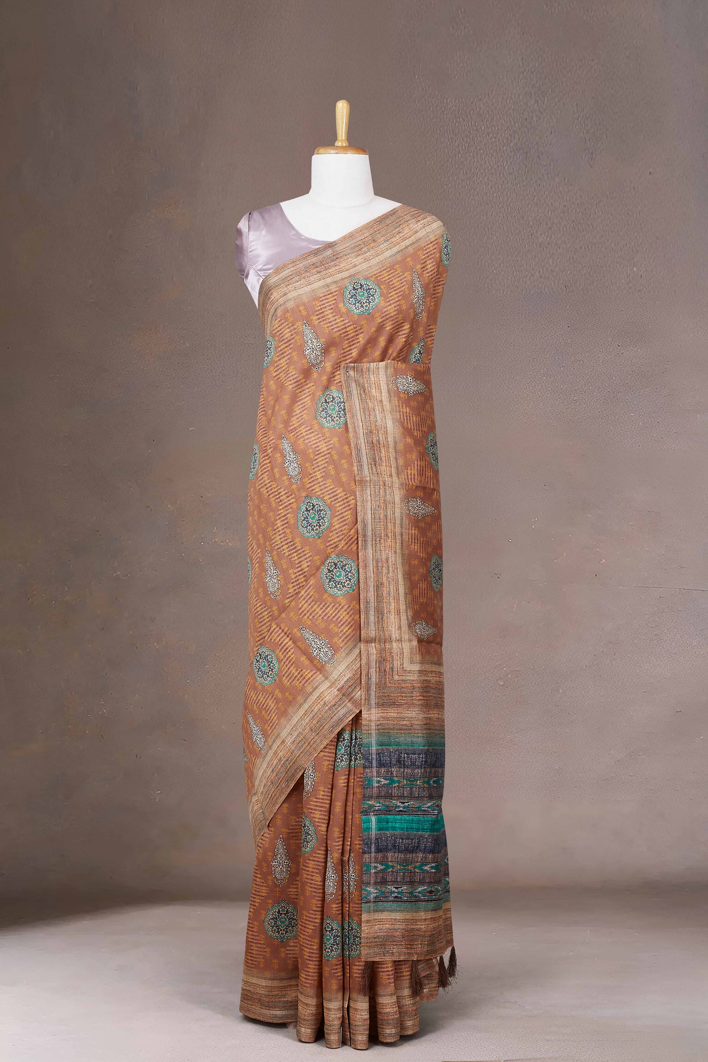 Yellow Tussar Sarees