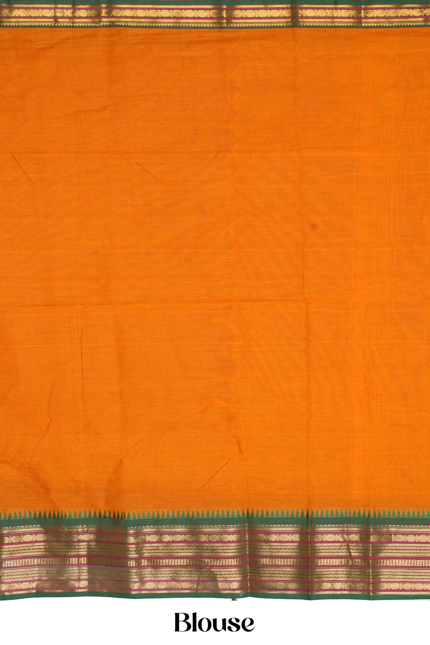 Yellow casual Chirala cotton saree with zari border