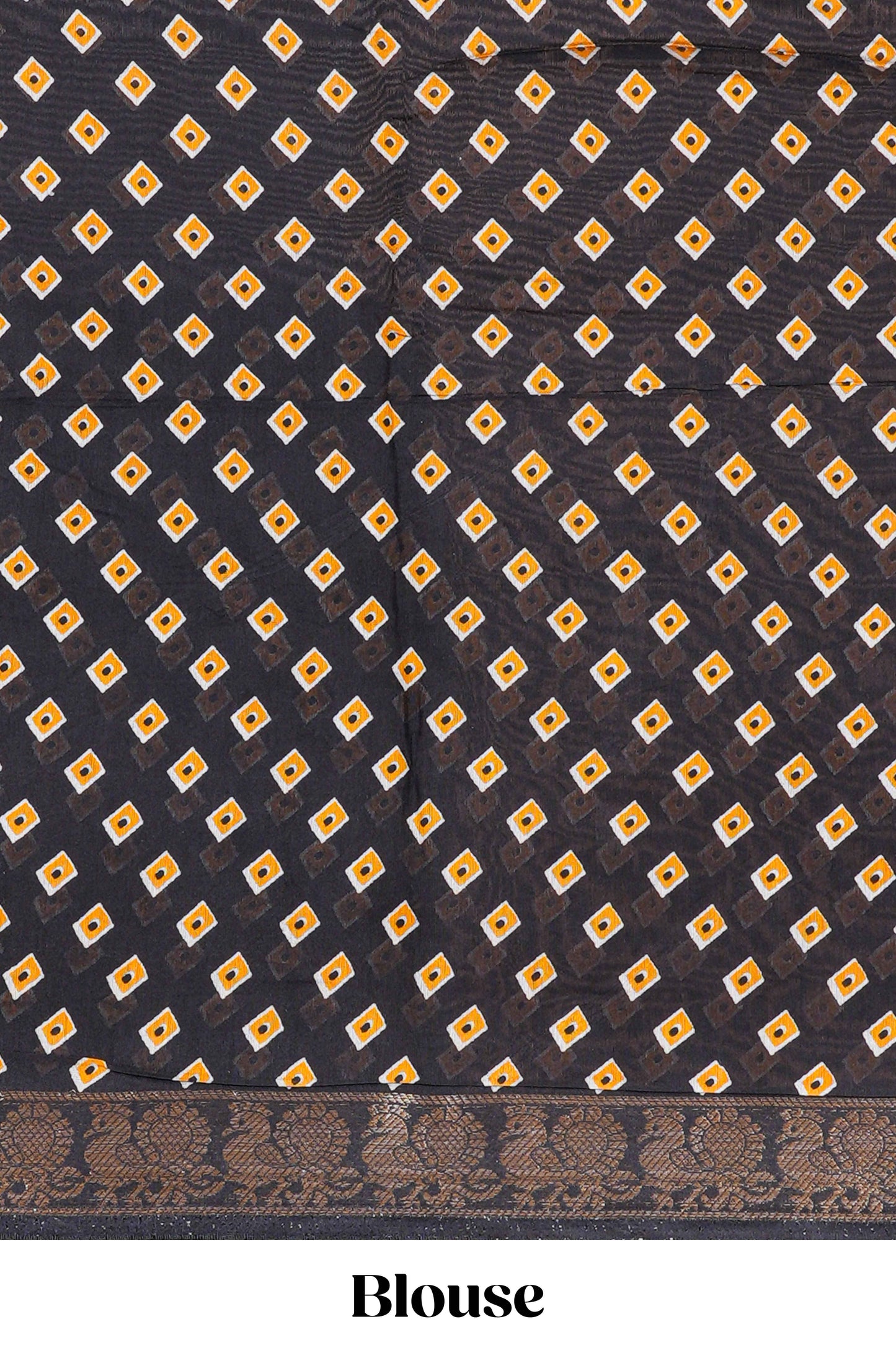  Yellow casual chanderi saree