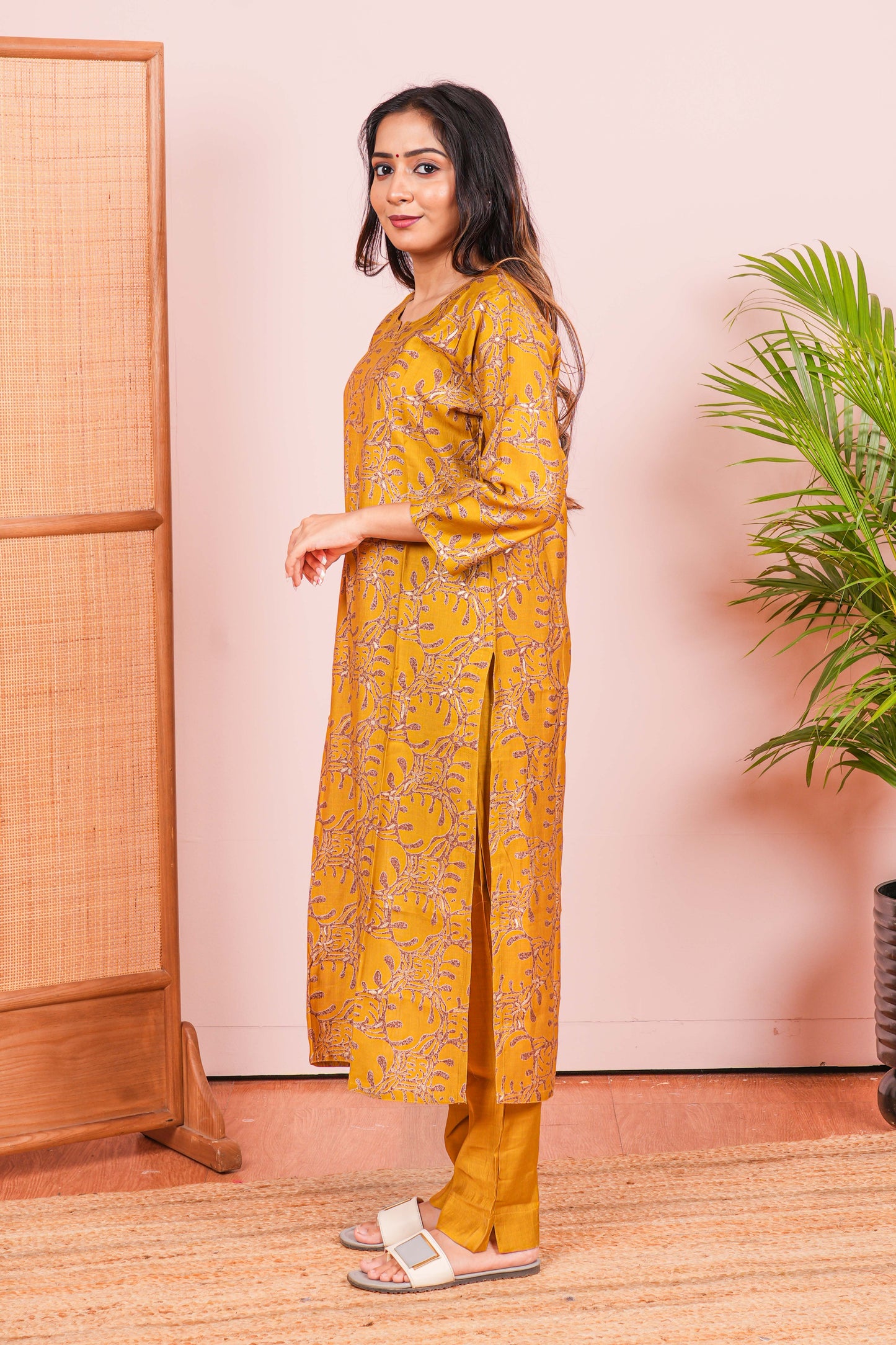 Yellow designer salwar set