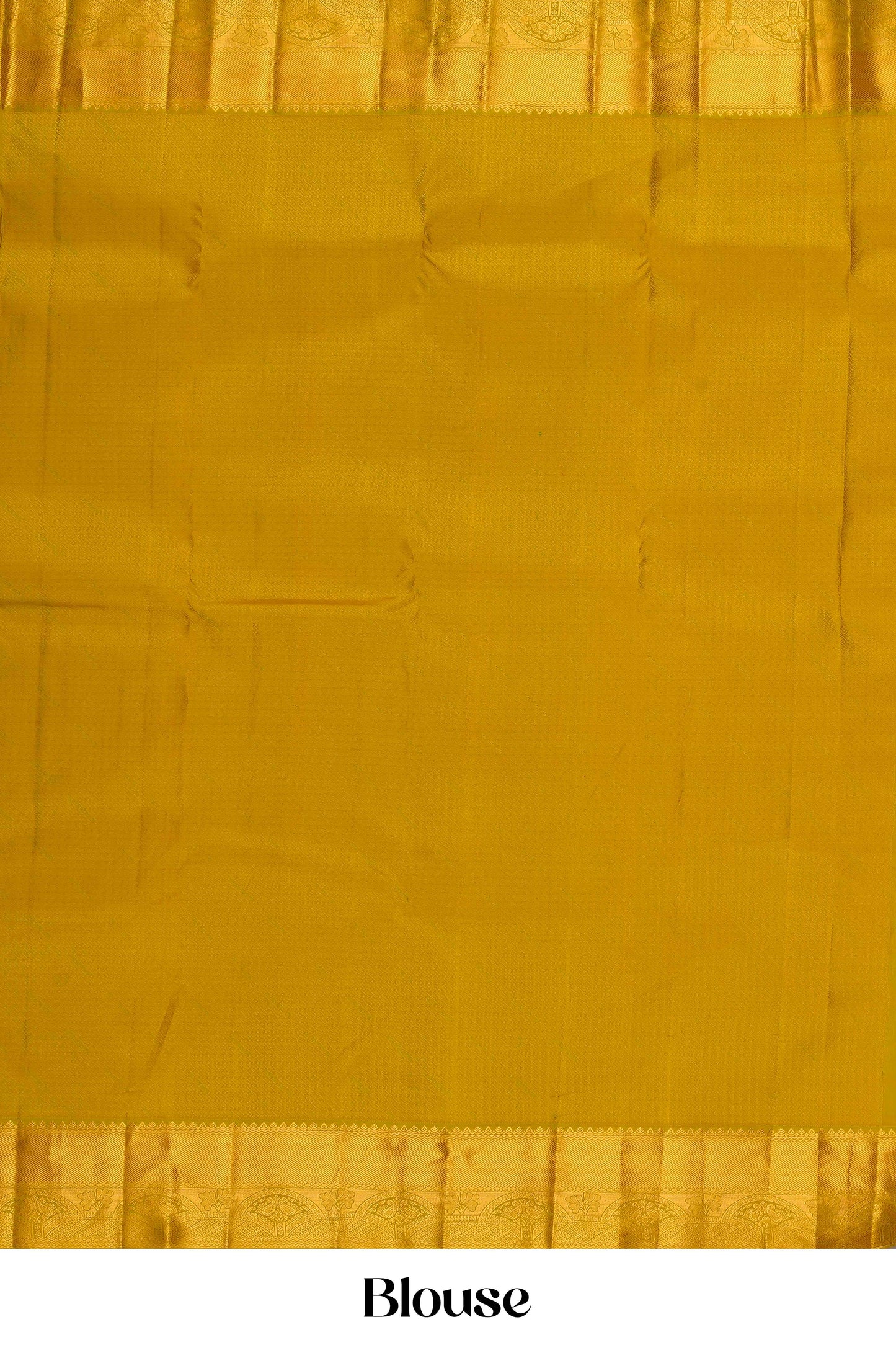 Yellow festive silk saree