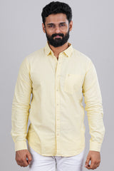 Yellow pattern fashion shirt