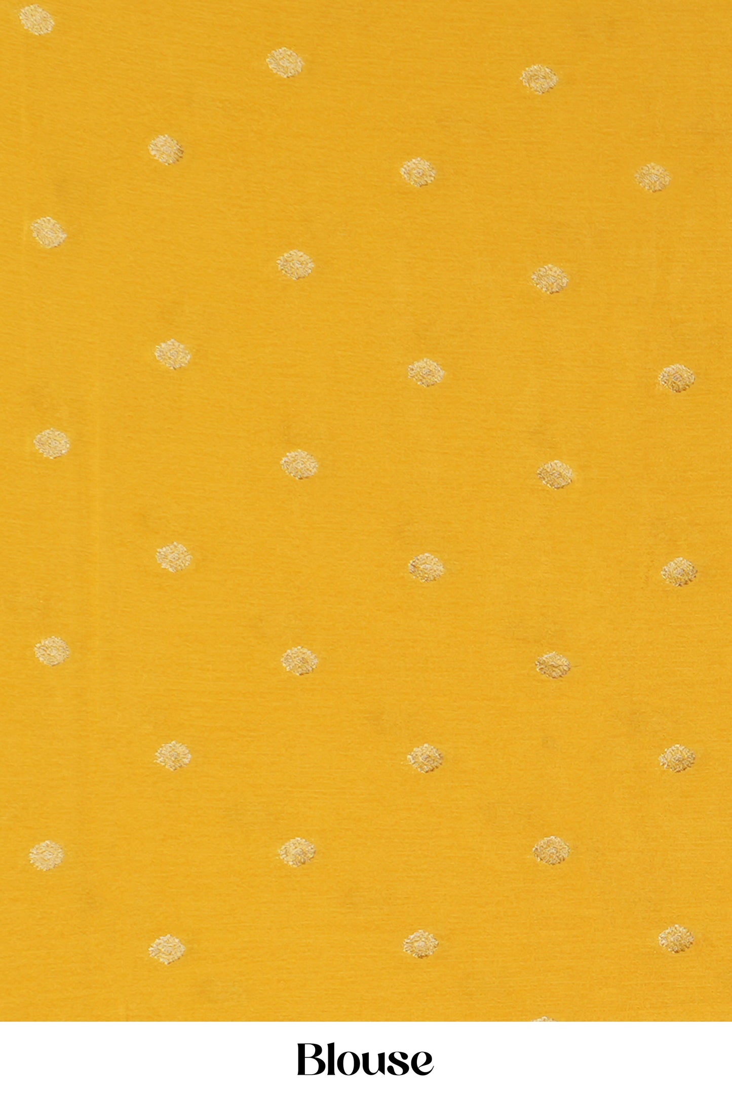 Yellow raw silk classic saree