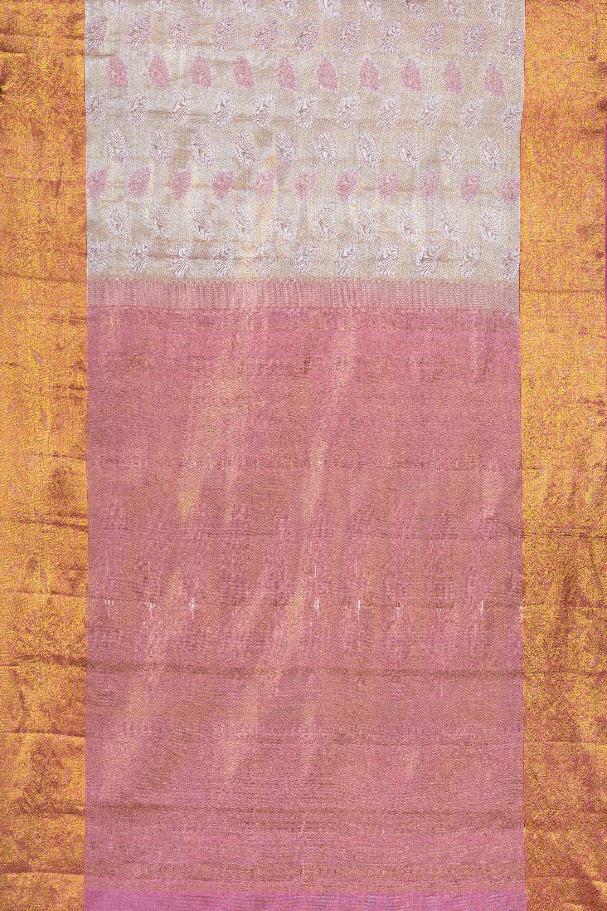 Zari border silk saree