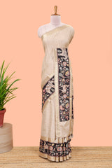  Zari butta weaving 