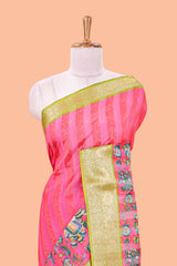 Zari contrast border accents