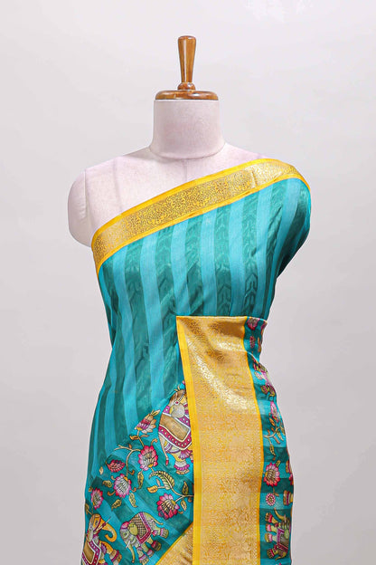 Zari contrast edge accents