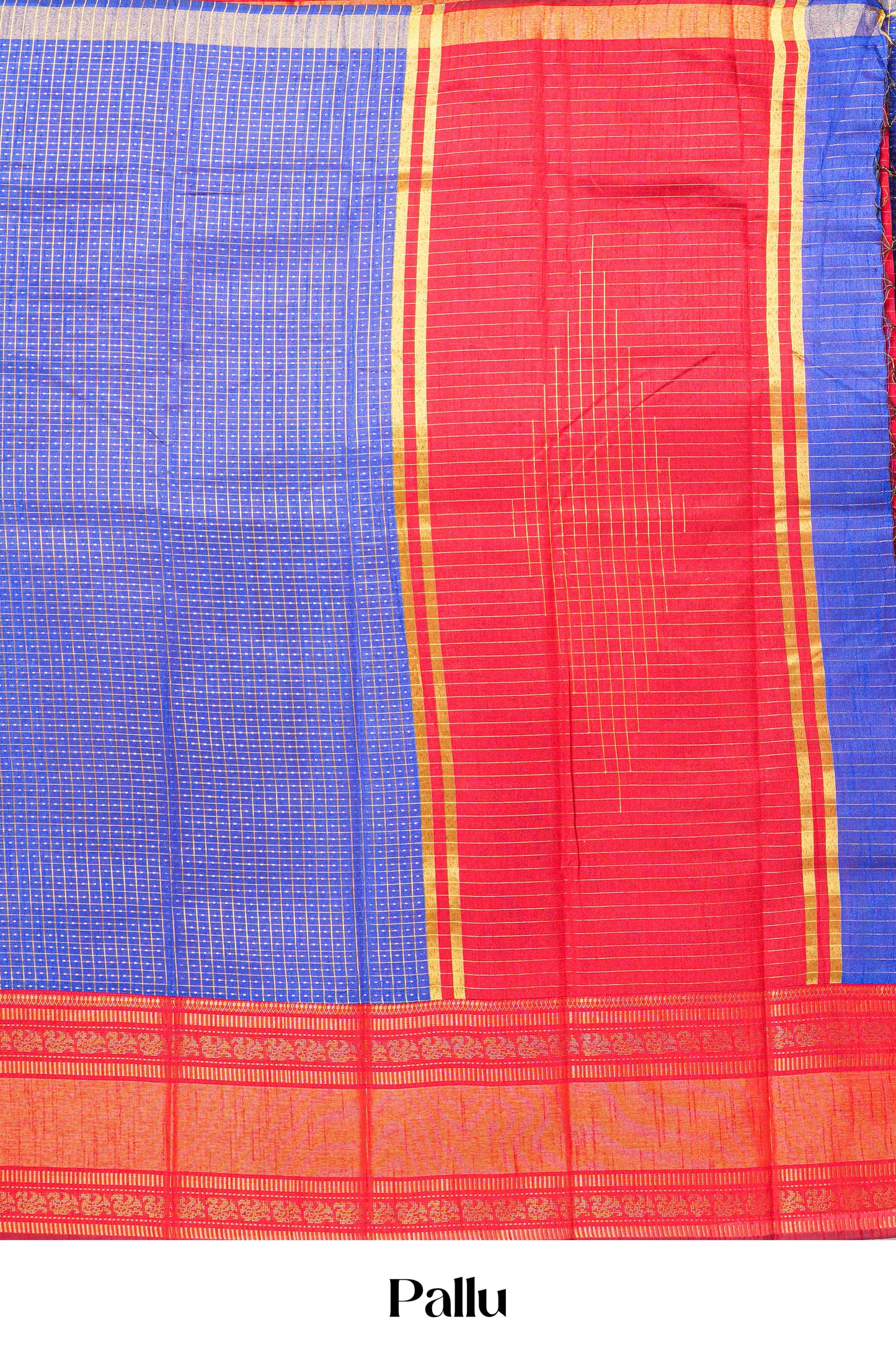 Zari stripe pallu