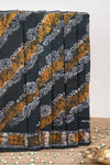 black sungudi cotton saree