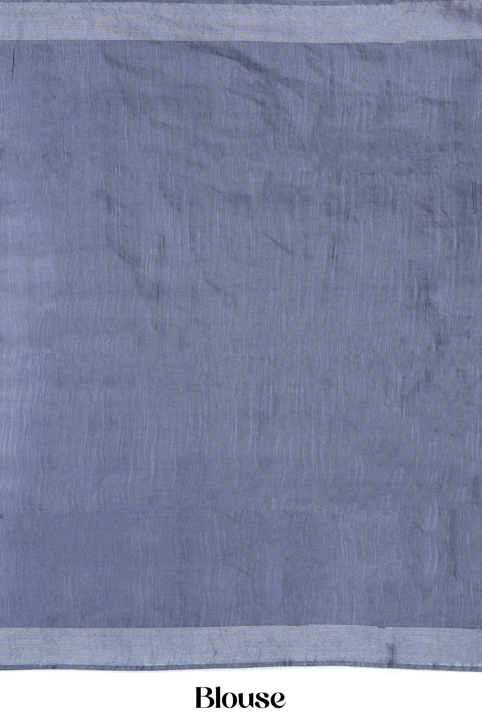 blouse in single colour grey