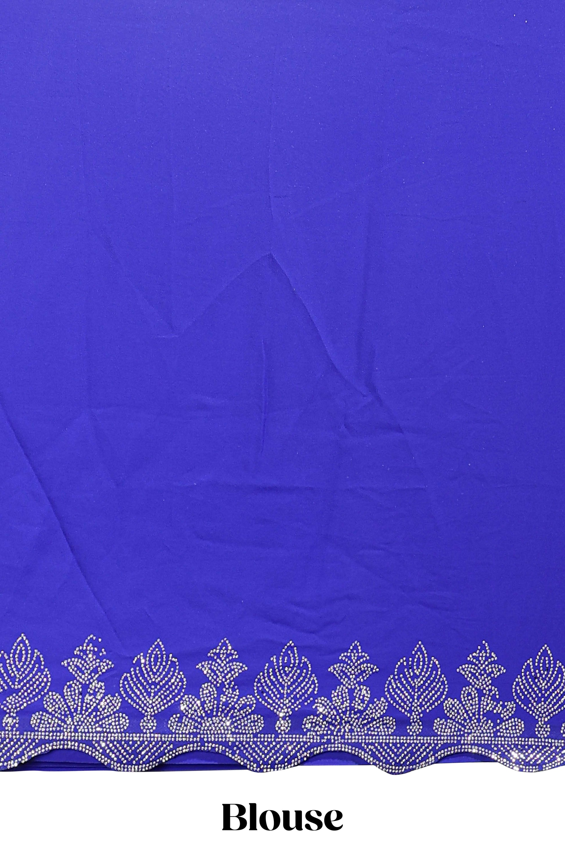  blue color Designer saree