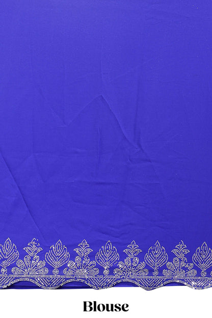  blue color Designer saree
