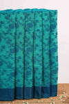 blue cotton Kota cotton saree