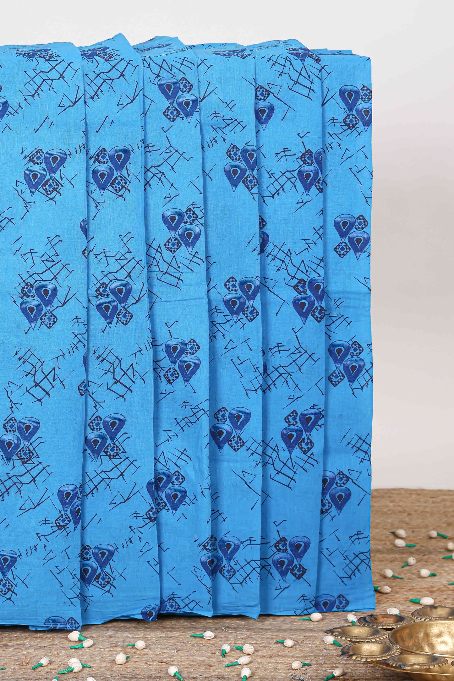 borderless sungudi cotton saree 