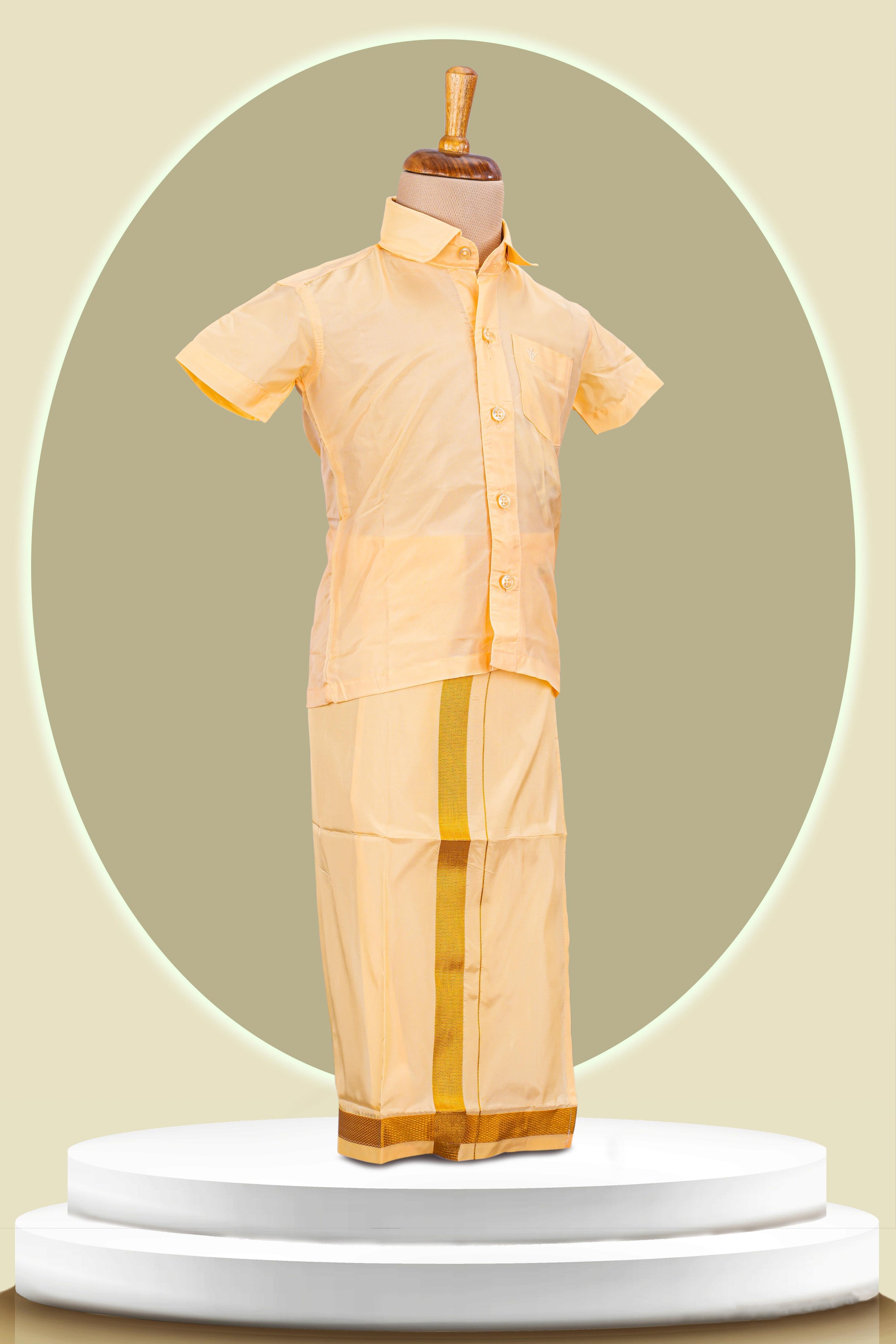 boys sandel dhoti set