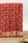 brick sungudi cotton saree 
