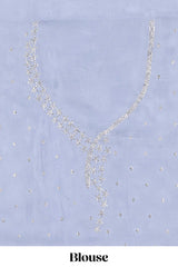  chiffon elegant Blue saree