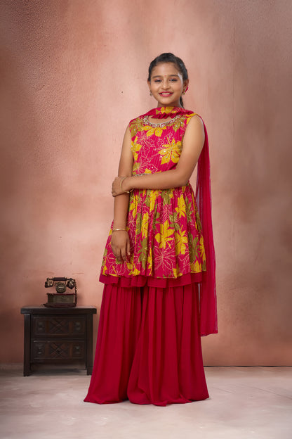 digital print sharara outfit
