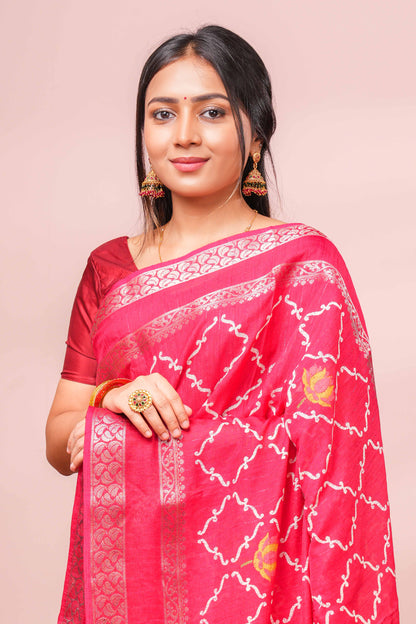  dola silk zari border