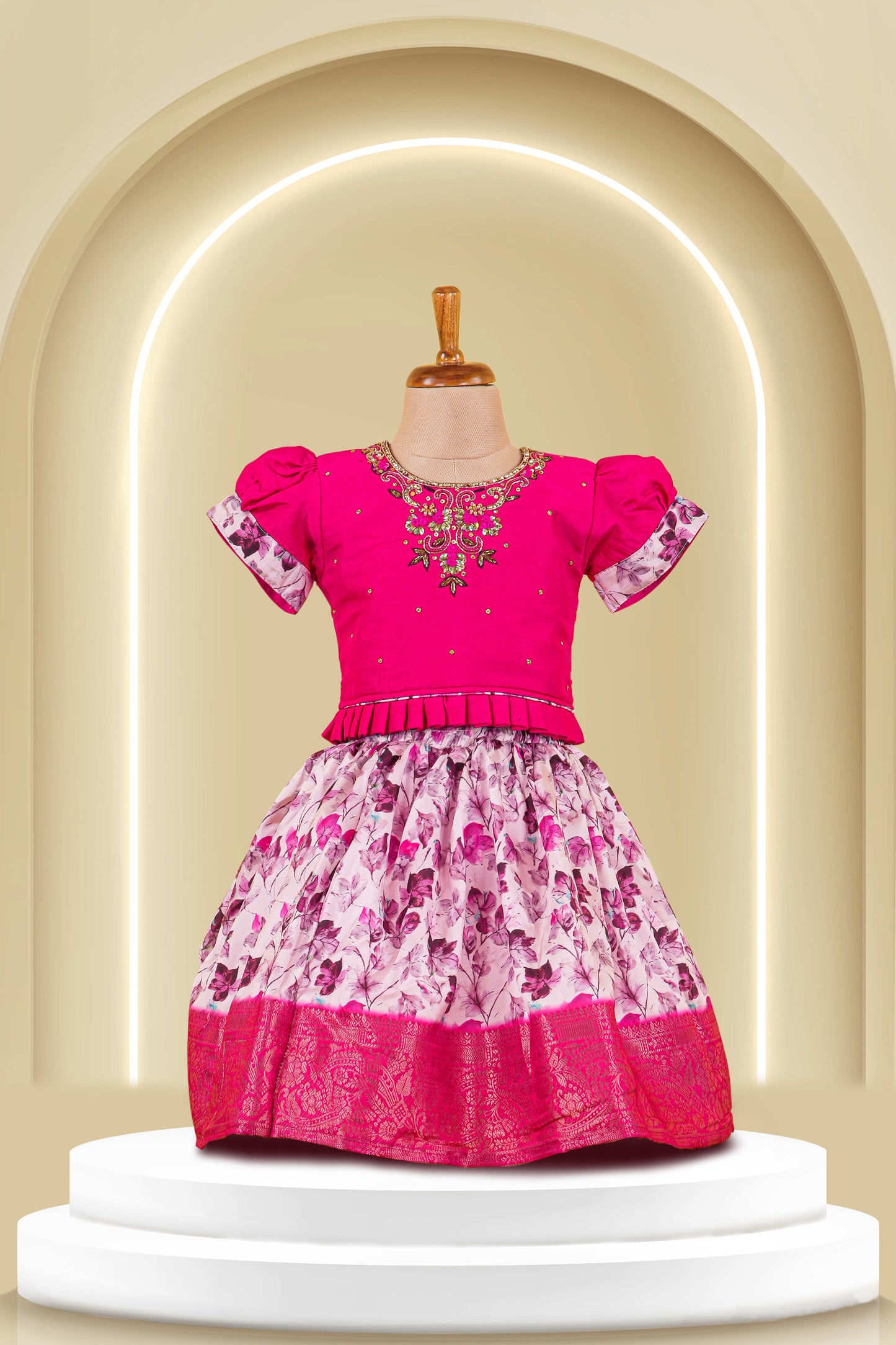 embroidered lehenga outfit