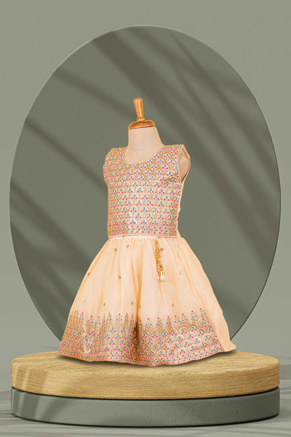 embroidered skirt border