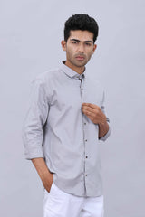  fancy printed collar shirt