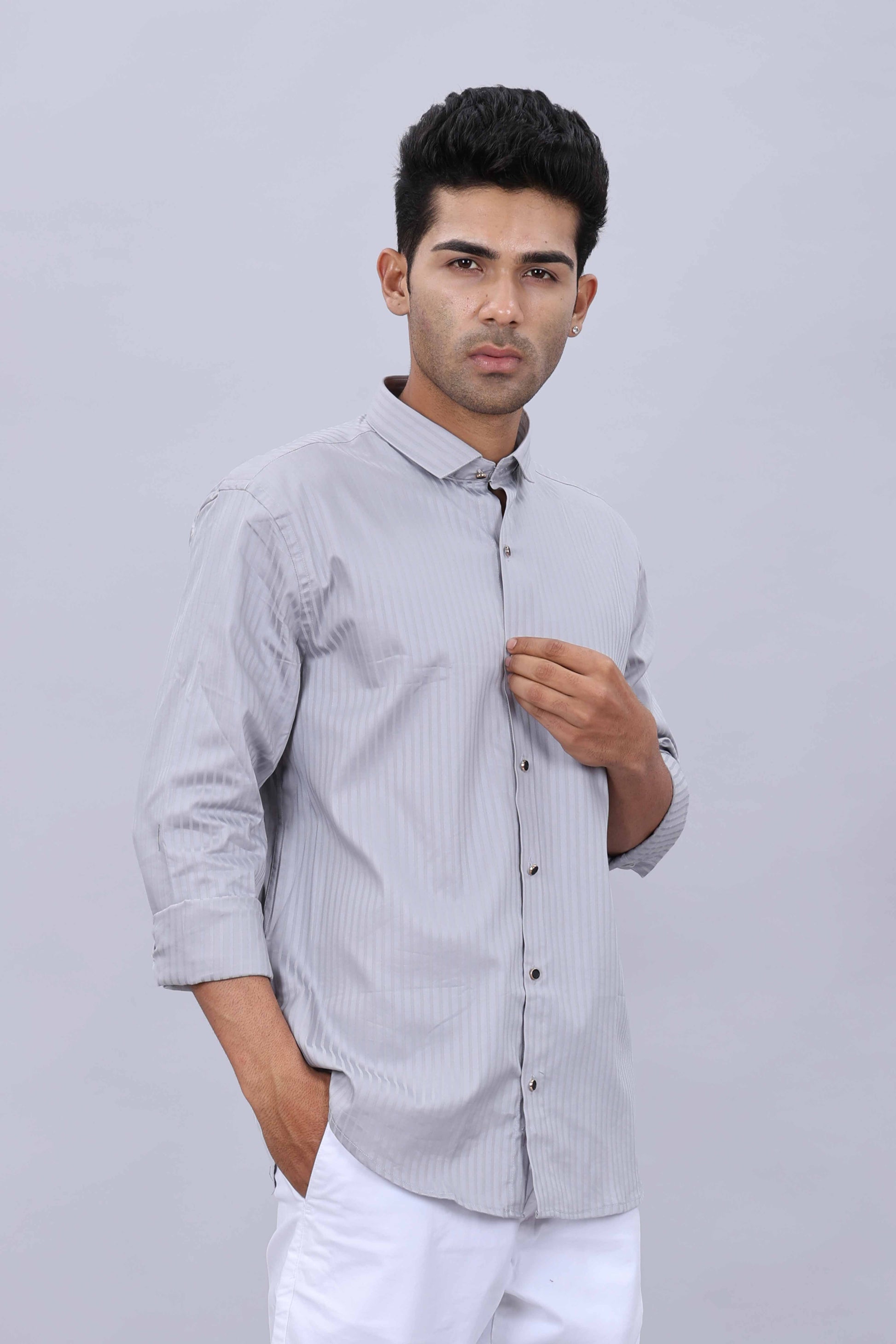  fancy printed collar shirt