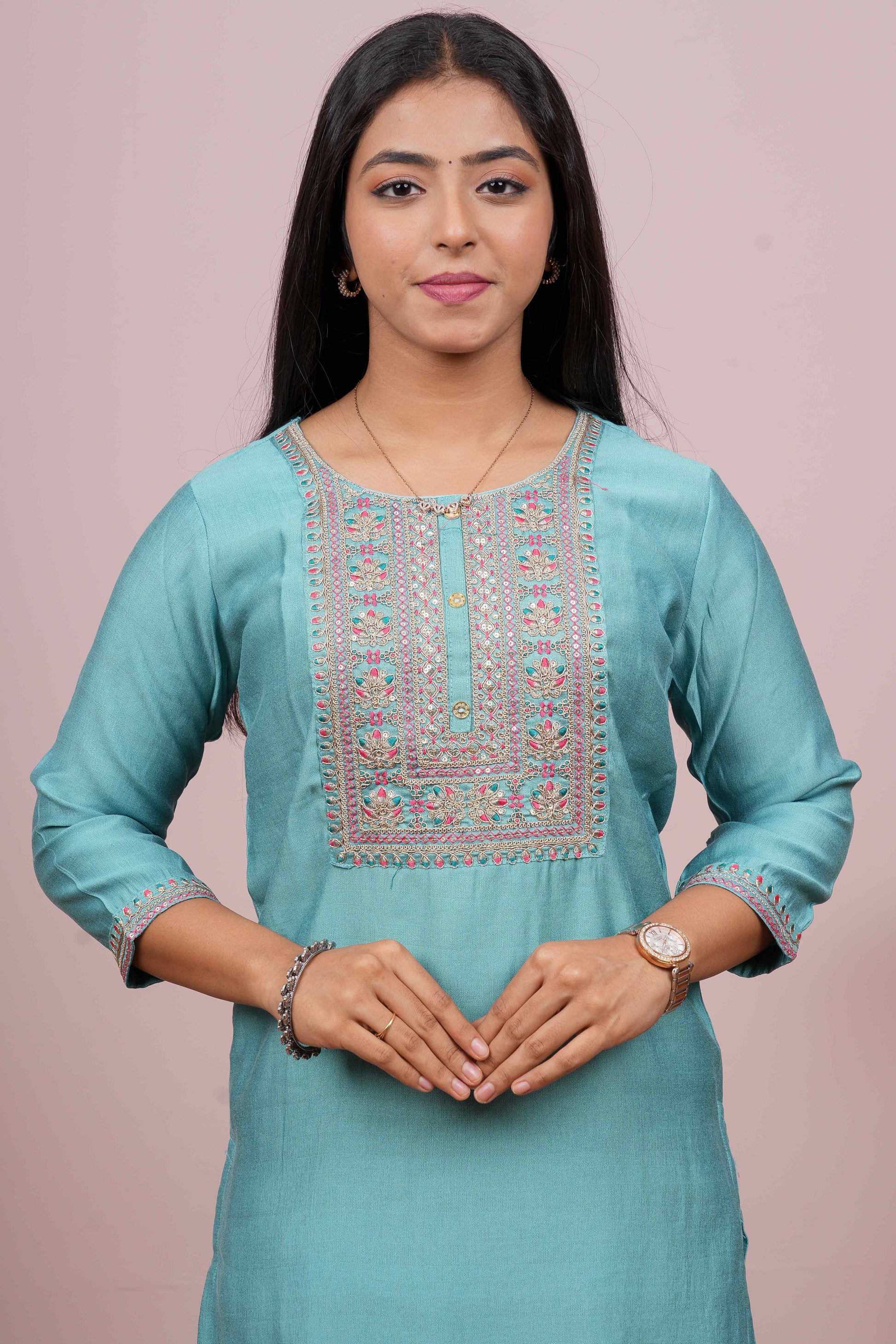  floral motif Chudidhar