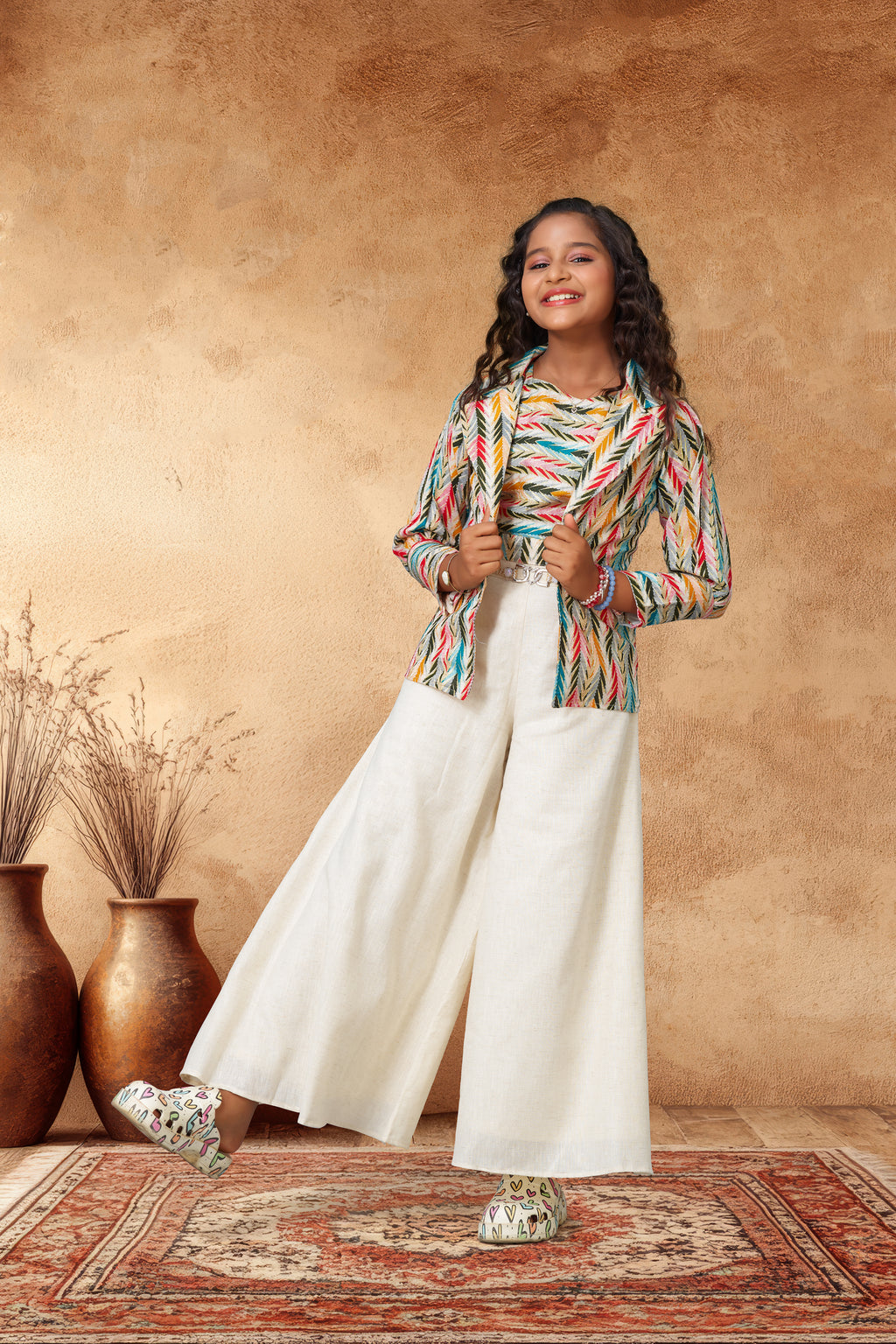 girls casual palazzo wear
