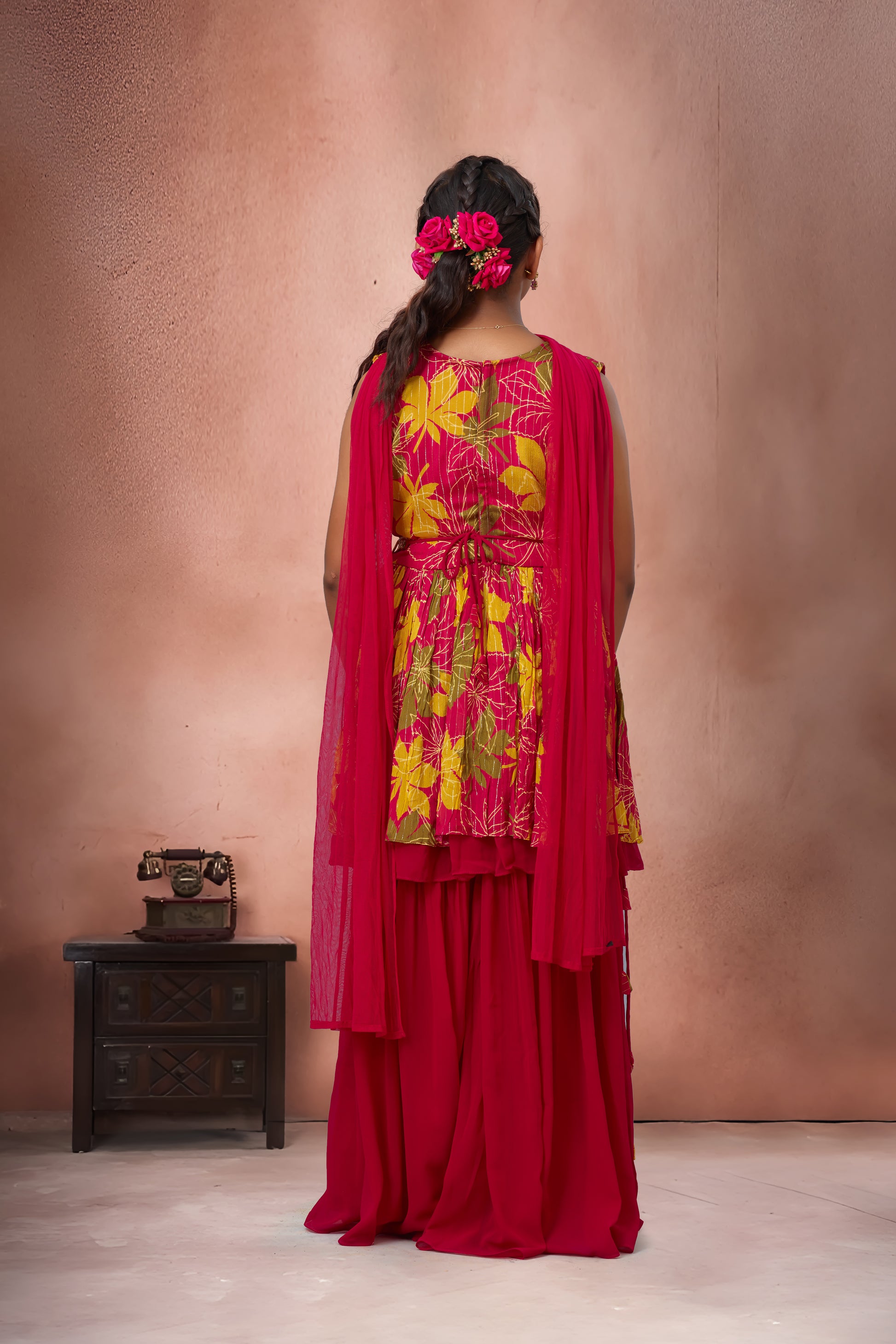 girls palazzo sharara outfit