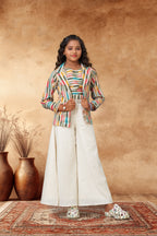 girls western palazzo outfit