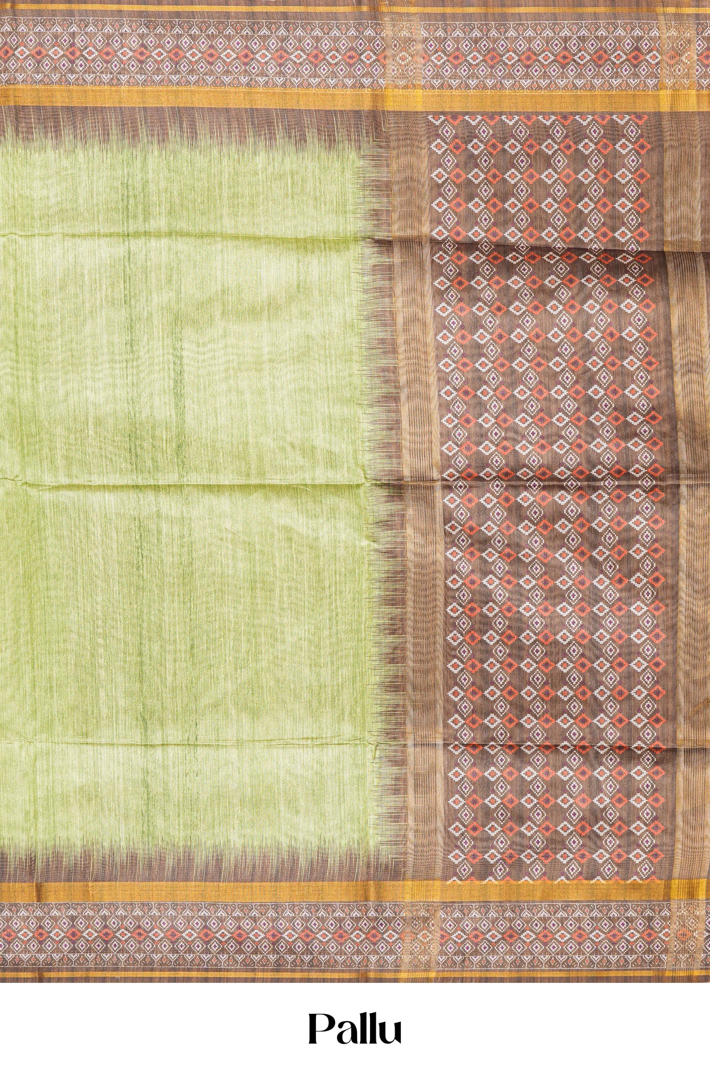 green diamond pallu